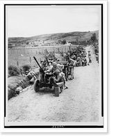 Historic Framed Print, Mariscal Sucre artillery unit,  17-7/8" x 21-7/8"