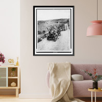 Historic Framed Print, Mariscal Sucre artillery unit,  17-7/8" x 21-7/8"