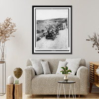 Historic Framed Print, Mariscal Sucre artillery unit,  17-7/8" x 21-7/8"