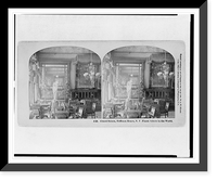 Historic Framed Print, Grand Saloon, Hoffman House, N.Y. Finest saloon in the world.photographed and published by Kilburn Brothers, Littleton, N.H.,  17-7/8" x 21-7/8"