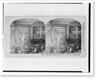 Historic Framed Print, Grand Saloon, Hoffman House, N.Y. Finest saloon in the world.photographed and published by Kilburn Brothers, Littleton, N.H.,  17-7/8" x 21-7/8"