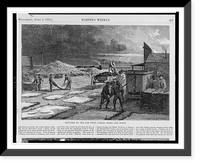 Sketches in the far West. curing hides and bones.Frenzeny & Tavernier, Antique Poster