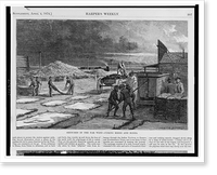 Sketches in the far West. curing hides and bones.Frenzeny & Tavernier, Antique Poster