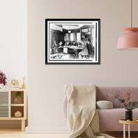 Antique City View - Washington DC - Men working in Weather Bureau