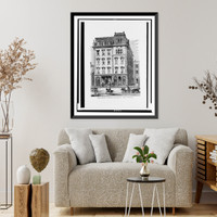 Historic Framed Print, Department of Justice, (Freedman's Bank Building).H.H.N.,  17-7/8" x 21-7/8" Historic Framed Print, Department of Justice, (Freedman's Bank Building).H.H.N.,  17-7/8" x 21-7/8"