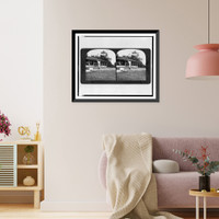 Historic Framed Print, The great adopted game, golf, teeing off"",  17-7/8" x 21-7/8"