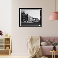 Historic Framed Print, [View of Connecticut Avenue at 18th St., N.W., Washington, D.C.],  17-7/8" x 21-7/8"