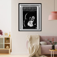 Historic Framed Print, Solidaridad con el pueblo de Africa del Sur = Solidarity with the people of South Africa.diseno, Victor Manuel Navarrete, Ospaaal.,  17-7/8" x 21-7/8"