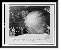 Left to right. Godet, Baldwin, Curtiss. The Baldwin airship at Hammondsport Classic, Vintage Print