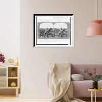 Historic Framed Print, Plowing with a primitive native plow. how the Russian peasant tills his leased fields,  17-7/8" x 21-7/8"