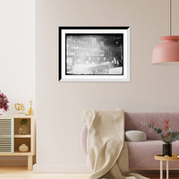 Historic Framed Print, Editors of "La Questione Sociale", at table, Paterson, N.J.,  17-7/8" x 21-7/8"