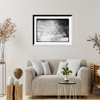 Historic Framed Print, Editors of "La Questione Sociale", at table, Paterson, N.J.,  17-7/8" x 21-7/8"