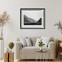 Historic Framed Print, Iceberg Ca&ntilde;on, Colorado River, looking above.T.H. O'Sullivan, phot.,  17-7/8" x 21-7/8"