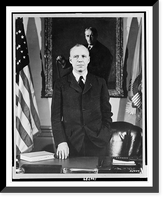 Robert P. Patterson, Secretary of War, half-length portrait, standing at his desk in his office in Washington D.C., facing front.U.S. Army Signal Corps, Vintage Poster