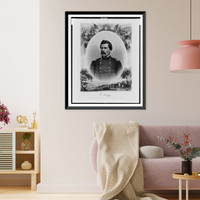 Maj. Gen. Geo. B. McClellan, U.S.A..border designed by W. Momberger ; engraved and published by J.C. Buttre ; photograrh sic by F. Gutekunst, Vintage Print