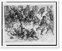 Historic Framed Print, Boys sledding.John Sloan. - 2,  17-7/8" x 21-7/8"