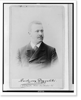 Erich Dagobert von Drygalski, head-and-shoulders portrait, facing right.H. Noack, Berlin. Classic, Vintage Poster