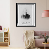 Erich Dagobert von Drygalski, head-and-shoulders portrait, facing right.H. Noack, Berlin. Classic, Vintage Poster