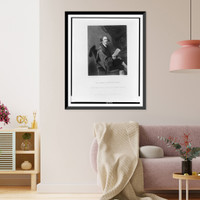 Historic Framed Print, Sir Joshua Reynolds, P.R.A..Sir Joshua Reynolds ; G.H. Every.,  17-7/8" x 21-7/8"