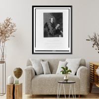 Historic Framed Print, Sir Joshua Reynolds, P.R.A..Sir Joshua Reynolds ; G.H. Every.,  17-7/8" x 21-7/8"