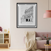 Library of Congress.Emily Burling Waite, fecit. Classic, Vintage Wall Art