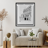 Library of Congress.Emily Burling Waite, fecit. Classic, Vintage Wall Art