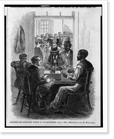 Significant election scene at Washington, June 3, 1867.sketched by A.W. M'Callum, Vintage Print