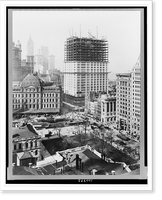 Woolworth bldg. iron work, made April 4th, 1912 - 2, Historic Print