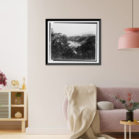 The Yellowstone River below Tower Falls, Yellowstone National Park, reached by the Northern Pacific Railway via Gardiner Gateway, Antique Wall Art