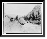 Along the Gardiner River, Yellowstone National Park. Seen only by tourists going via Gardiner Gateway, Antique Poster