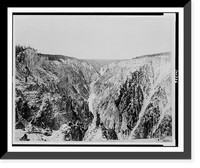 The Grand Canyon and Great Fall of the Yellowstone River, Yellowstone National Park, reached by the Northern Pacific Railway via Gardiner Gateway, Vintage Poster