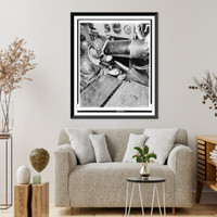 Navigator of airplane in compartment of a modern aircraft, Bright Field, Ohio.U.S.A.A.F. Classic, Vintage Poster