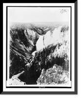 The Great or lower fall of the Yellowstone, Yellowstone National Park, reached by the Northern Pacific Railway via Gardiner Gateway Classic, Vintage Poster
