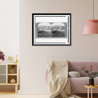 Historic Framed Print, Culp's Hill, Gettysburg, Pa.,  17-7/8" x 21-7/8"