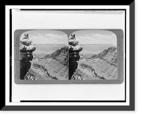 Fathoming the depth of a vanished sea. Grand Ca&ntilde;on of Arizona from Hance's Cove Classic, Vintage Wall Art