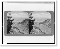Fathoming the depth of a vanished sea. Grand Ca&ntilde;on of Arizona from Hance's Cove Classic, Vintage Wall Art