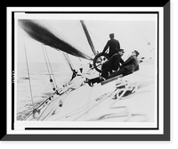 Crew lying on board the tilting deck of the Reliance, Antique Poster