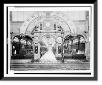 Historic Framed Print, Exp. universelle de 1889 - Galerie des industries diverses, porte d'entr&eacute;e de la classe 26.ND Phot. - 2,  17-7/8" x 21-7/8"