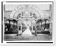 Historic Framed Print, Exp. universelle de 1889 - Galerie des industries diverses, porte d'entr&eacute;e de la classe 26.ND Phot. - 2,  17-7/8" x 21-7/8"