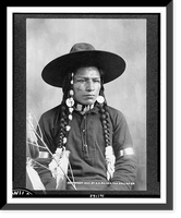 Vintage Portrait - Half-length portrait of Indian with decorated face