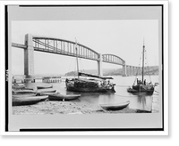 Historic Framed Print, Saltash Royal Albert Bridge, England,  17-7/8" x 21-7/8"