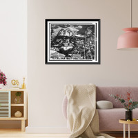 Historic Framed Print, University of California, Berkeley, California.Clyde Sunderland Studios, Oakland.,  17-7/8" x 21-7/8"