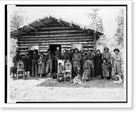 Historic Framed Print, Group Copper R. Siwashes at Davis' roadhouse.Miles Bros.,  17-7/8" x 21-7/8"