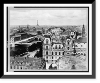 Historic Framed Print, Paris. Panorama des Neuf Ponts, vue prise de Saint-Gervais,  17-7/8" x 21-7/8"