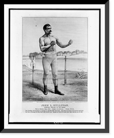 Historic Framed Print, John L. Sullivan, champion pugilist of the world.J. Cameron.,  17-7/8" x 21-7/8"