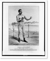Historic Framed Print, John L. Sullivan, champion pugilist of the world.J. Cameron.,  17-7/8" x 21-7/8"