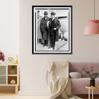 Collects $400,000,000 surplus for Uncle Sam. and takes well-earned rest. Secretary of Treasury Mellon and son off to Bermuda for annual vacation Classic, Vintage Wall Art