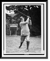 Charlie Schwab plays golf at White Sulphur Springs, Vintage Print