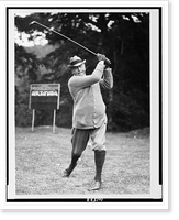 Charlie Schwab plays golf at White Sulphur Springs, Vintage Print
