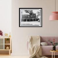 Historic Framed Print, [Engine Company No. 8, firehouse, 637 North Carolina Avenue, S.E., Washington, D.C.],  17-7/8" x 21-7/8"